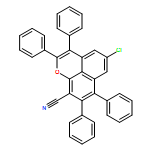 Naphtho[1,8-bc]pyran-9-carbonitrile, 5-chloro-2,3,7,8-tetraphenyl-