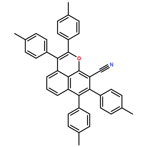 Naphtho[1,8-bc]pyran-9-carbonitrile, 2,3,7,8-tetrakis(4-methylphenyl)-
