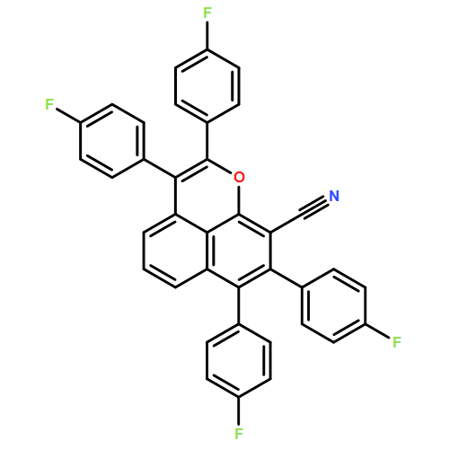 Naphtho[1,8-bc]pyran-9-carbonitrile, 2,3,7,8-tetrakis(4-fluorophenyl)-