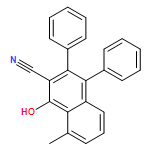 2-Naphthalenecarbonitrile, 1-hydroxy-8-methyl-3,4-diphenyl-