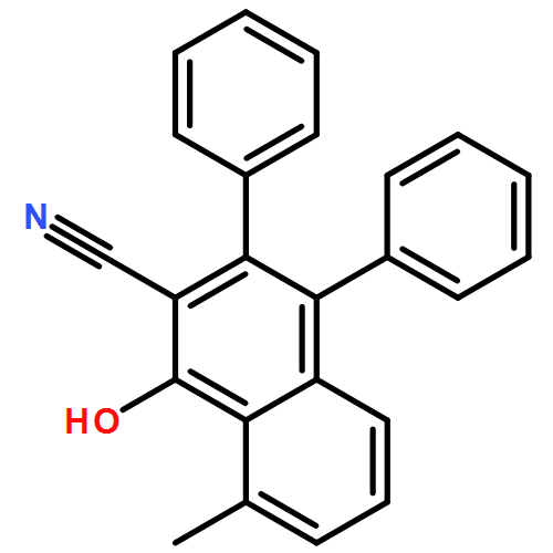 2-Naphthalenecarbonitrile, 1-hydroxy-8-methyl-3,4-diphenyl-