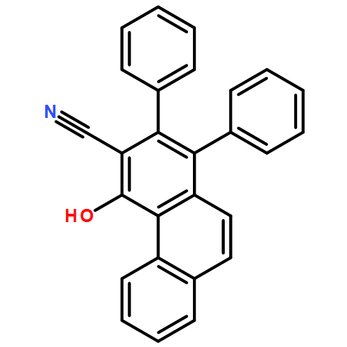 3-Phenanthrenecarbonitrile, 4-hydroxy-1,2-diphenyl-