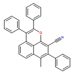Naphtho[1,8-bc]pyran-9-carbonitrile, 7-methyl-2,3,8-triphenyl-