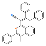 Naphtho[1,8-bc]pyran-9-carbonitrile, 3-methyl-2,7,8-triphenyl-