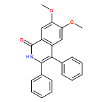 1(2H)-Isoquinolinone, 6,7-dimethoxy-3,4-diphenyl-