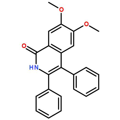 1(2H)-Isoquinolinone, 6,7-dimethoxy-3,4-diphenyl-