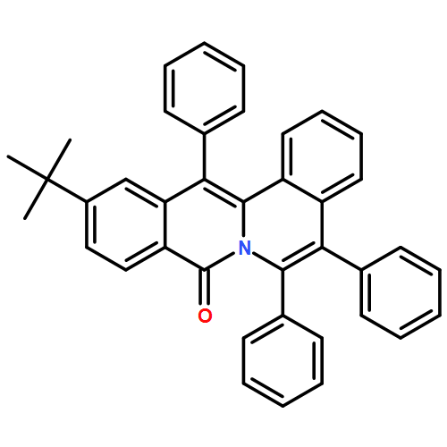 8H-Dibenzo[a,g]quinolizin-8-one, 11-(1,1-dimethylethyl)-5,6,13-triphenyl-