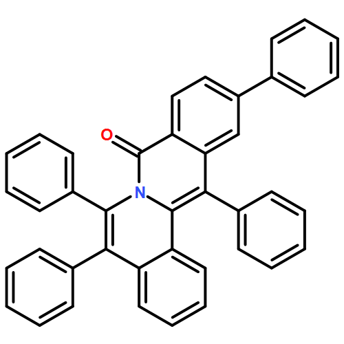 8H-Dibenzo[a,g]quinolizin-8-one, 5,6,11,13-tetraphenyl-