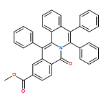 8H-Dibenzo[a,g]quinolizine-11-carboxylic acid, 8-oxo-5,6,13-triphenyl-, methyl ester