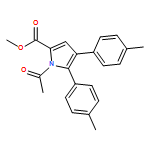 1H-Pyrrole-2-carboxylic acid, 1-acetyl-4,5-bis(4-methylphenyl)-, methyl ester