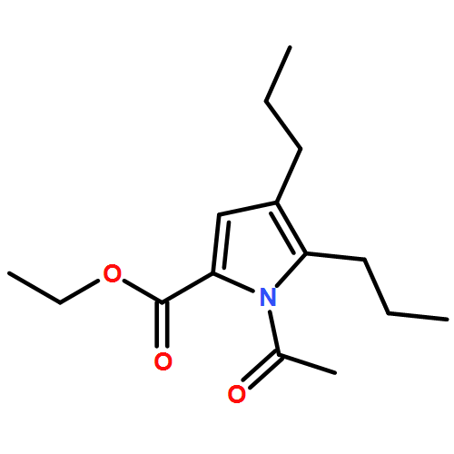 1H-Pyrrole-2-carboxylic acid, 1-acetyl-4,5-dipropyl-, ethyl ester