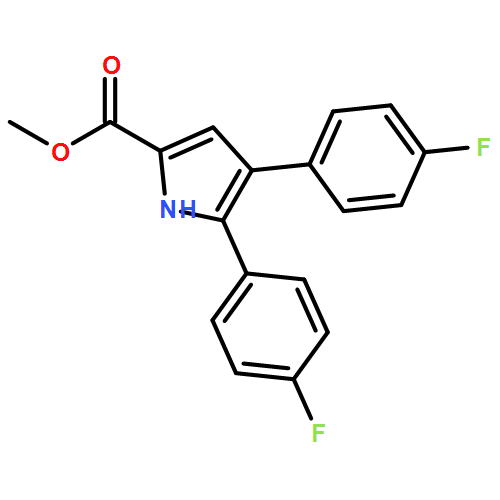 1H-Pyrrole-2-carboxylic acid, 4,5-bis(4-fluorophenyl)-, methyl ester