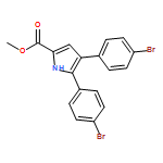 1H-Pyrrole-2-carboxylic acid, 4,5-bis(4-bromophenyl)-, methyl ester