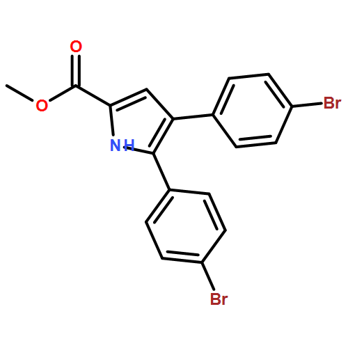 1H-Pyrrole-2-carboxylic acid, 4,5-bis(4-bromophenyl)-, methyl ester