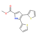 1H-Pyrrole-2-carboxylic acid, 4,5-di-2-thienyl-, methyl ester