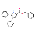 1H-Pyrrole-2-carboxylic acid, 4,5-diphenyl-, phenylmethyl ester