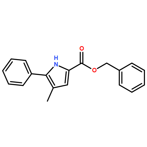 1H-Pyrrole-2-carboxylic acid, 4-methyl-5-phenyl-, phenylmethyl ester