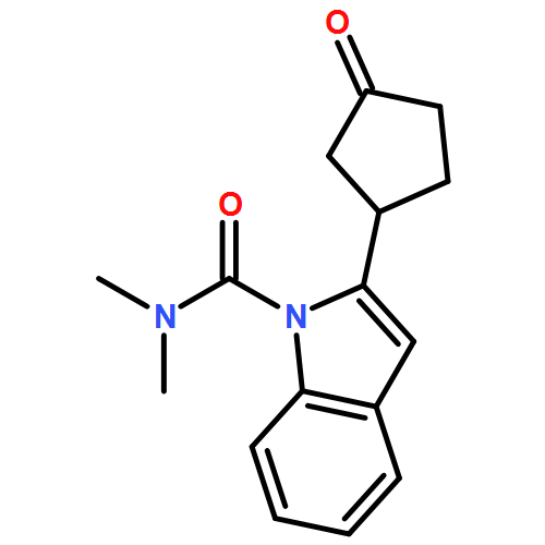 1H-Indole-1-carboxamide, N,N-dimethyl-2-(3-oxocyclopentyl)-