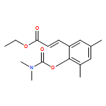 2-Propenoic acid, 3-[2-[[(dimethylamino)carbonyl]oxy]-3,5-dimethylphenyl]-, ethyl ester, (2E)-