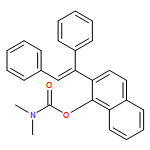 Carbamic acid, N,N-dimethyl-, 2-[(1E)-1,2-diphenylethenyl]-1-naphthalenyl ester