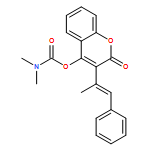 Carbamic acid, N,N-dimethyl-, 3-[(1E)-1-methyl-2-phenylethenyl]-2-oxo-2H-1-benzopyran-4-yl ester