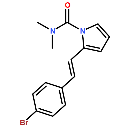 1H-Pyrrole-1-carboxamide, 2-[(1E)-2-(4-bromophenyl)ethenyl]-N,N-dimethyl-