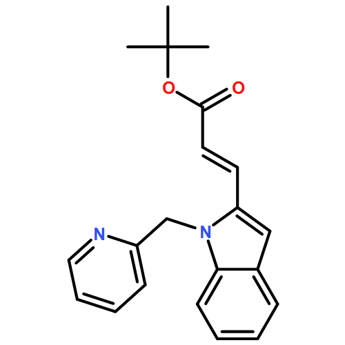 2-Propenoic acid, 3-[1-(2-pyridinylmethyl)-1H-indol-2-yl]-, 1,1-dimethylethyl ester, (2E)-