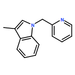 1H-Indole, 3-methyl-1-(2-pyridinylmethyl)-