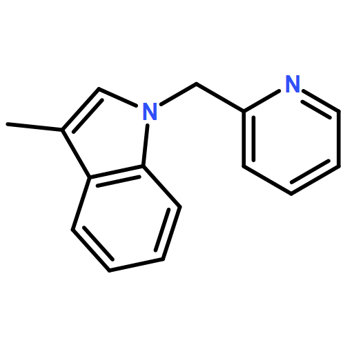 1H-Indole, 3-methyl-1-(2-pyridinylmethyl)-