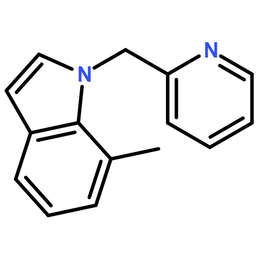 1H-Indole, 7-methyl-1-(2-pyridinylmethyl)-