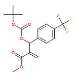 Benzenepropanoic acid, β-[[(1,1-dimethylethoxy)carbonyl]oxy]-α-methylene-4-(trifluoromethyl)-, methyl ester