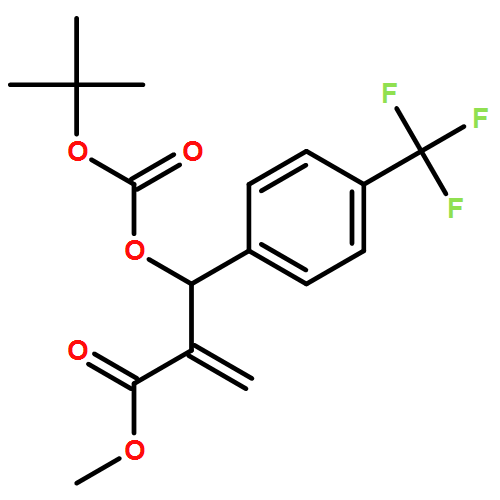Benzenepropanoic acid, β-[[(1,1-dimethylethoxy)carbonyl]oxy]-α-methylene-4-(trifluoromethyl)-, methyl ester