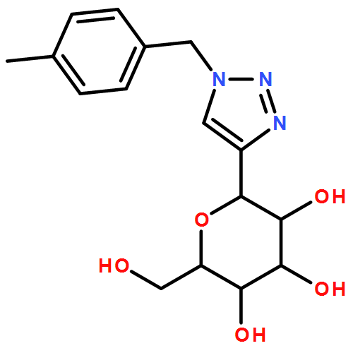 D-Glucitol, 1,5-anhydro-1-C-[1-[(4-methylphenyl)methyl]-1H-1,2,3-triazol-4-yl]-, (1S)-