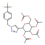 D-Glucitol, 1,5-anhydro-1-C-[1-[[4-(trifluoromethyl)phenyl]methyl]-1H-1,2,3-triazol-4-yl]-, 2,3,4,6-tetraacetate, (1S)-