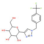 D-Glucitol, 1,5-anhydro-1-C-[1-[[4-(trifluoromethyl)phenyl]methyl]-1H-1,2,3-triazol-4-yl]-, (1S)-