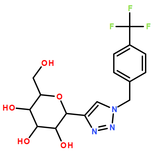 D-Glucitol, 1,5-anhydro-1-C-[1-[[4-(trifluoromethyl)phenyl]methyl]-1H-1,2,3-triazol-4-yl]-, (1S)-