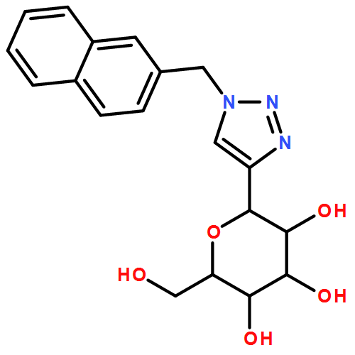 D-Glucitol, 1,5-anhydro-1-C-[1-(2-naphthalenylmethyl)-1H-1,2,3-triazol-4-yl]-, (1S)-