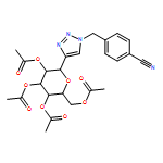 Benzonitrile, 4-[[4-(2,3,4,6-tetra-O-acetyl-β-D-glucopyranosyl)-1H-1,2,3-triazol-1-yl]methyl]-
