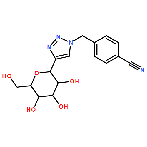 Benzonitrile, 4-[(4-β-D-glucopyranosyl-1H-1,2,3-triazol-1-yl)methyl]-