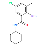 Benzamide, 2-amino-5-chloro-N-cyclohexyl-3-methyl-
