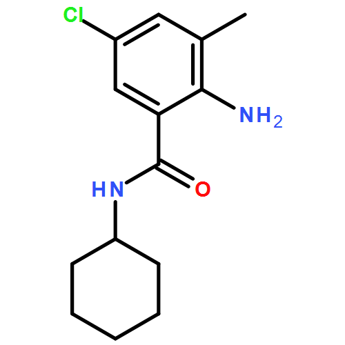 Benzamide, 2-amino-5-chloro-N-cyclohexyl-3-methyl-