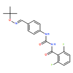Benzamide, N-[[[4-[[(1,1-dimethylethoxy)imino]methyl]phenyl]amino]carbonyl]-2,6-difluoro-