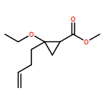 Cyclopropanecarboxylic acid, 2-(3-buten-1-yl)-2-ethoxy-, methyl ester, (1R,2S)-rel-