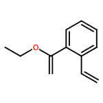 Benzene, 1-ethenyl-2-(1-ethoxyethenyl)-