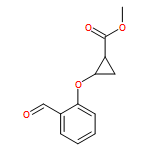 Cyclopropanecarboxylic acid, 2-(2-formylphenoxy)-, methyl ester