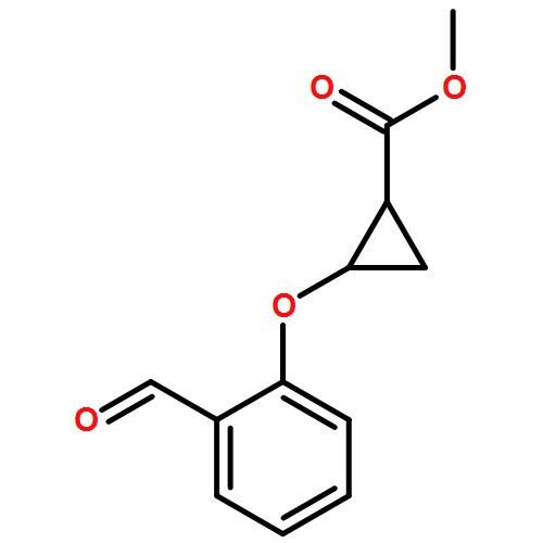 Cyclopropanecarboxylic acid, 2-(2-formylphenoxy)-, methyl ester