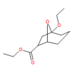 8-Oxabicyclo[3.2.1]octane-6-carboxylic acid, 1-ethoxy-, ethyl ester, (1R,5S,6R)-rel-