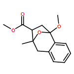 5,8-Epoxy-5H-benzocycloheptene-7-carboxylic acid, 6,7,8,9-tetrahydro-5-methoxy-8-methyl-, methyl ester, (5R,7S,8R)-rel-