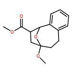 5,8-Epoxybenzocyclooctene-6-carboxylic acid, 5,6,7,8,9,10-hexahydro-8-methoxy-, methyl ester, (5R,6R,8R)-rel-