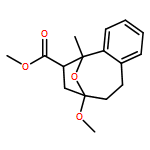5,8-Epoxybenzocyclooctene-6-carboxylic acid, 5,6,7,8,9,10-hexahydro-8-methoxy-5-methyl-, methyl ester, (5R,6R,8R)-rel-